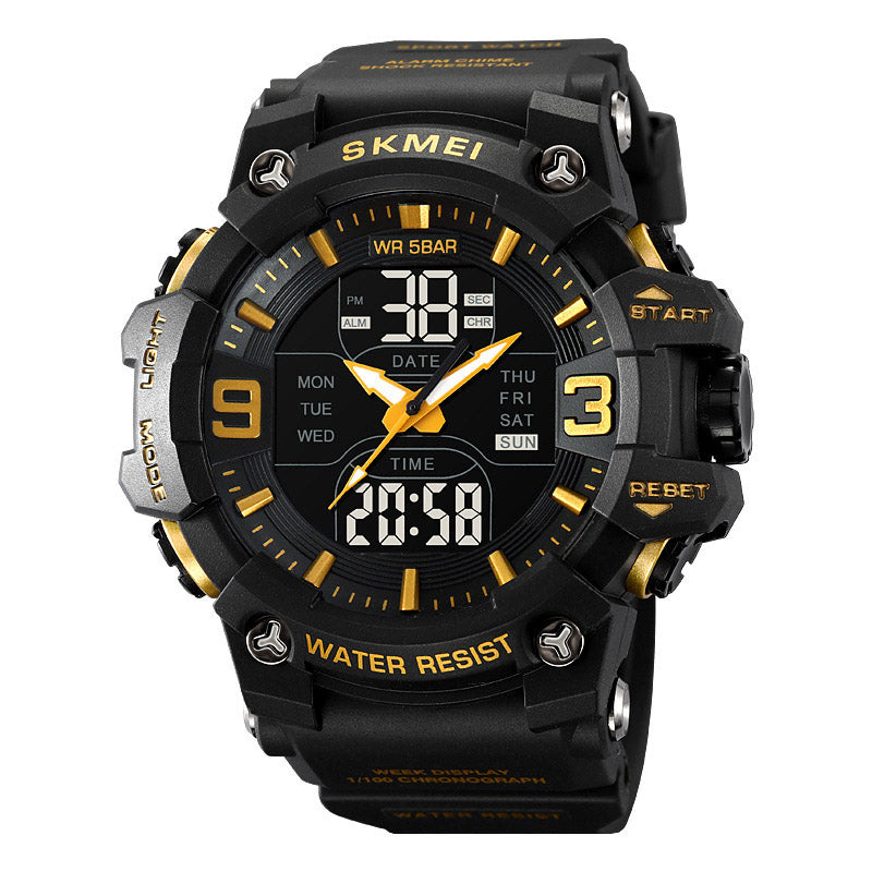 Analog-Digital Watch Outdoor Sports Waterproof Watch
