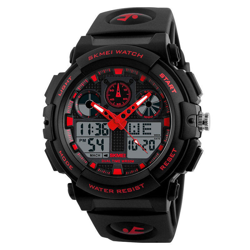 Analog-Digital Watch Outdoor Sports Waterproof Watch