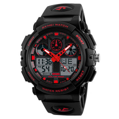 Analog-Digital Watch Outdoor Sports Waterproof Watch