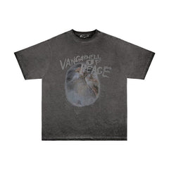 Men T Shirts Make Old Peace Dove Loose Short Sleeves